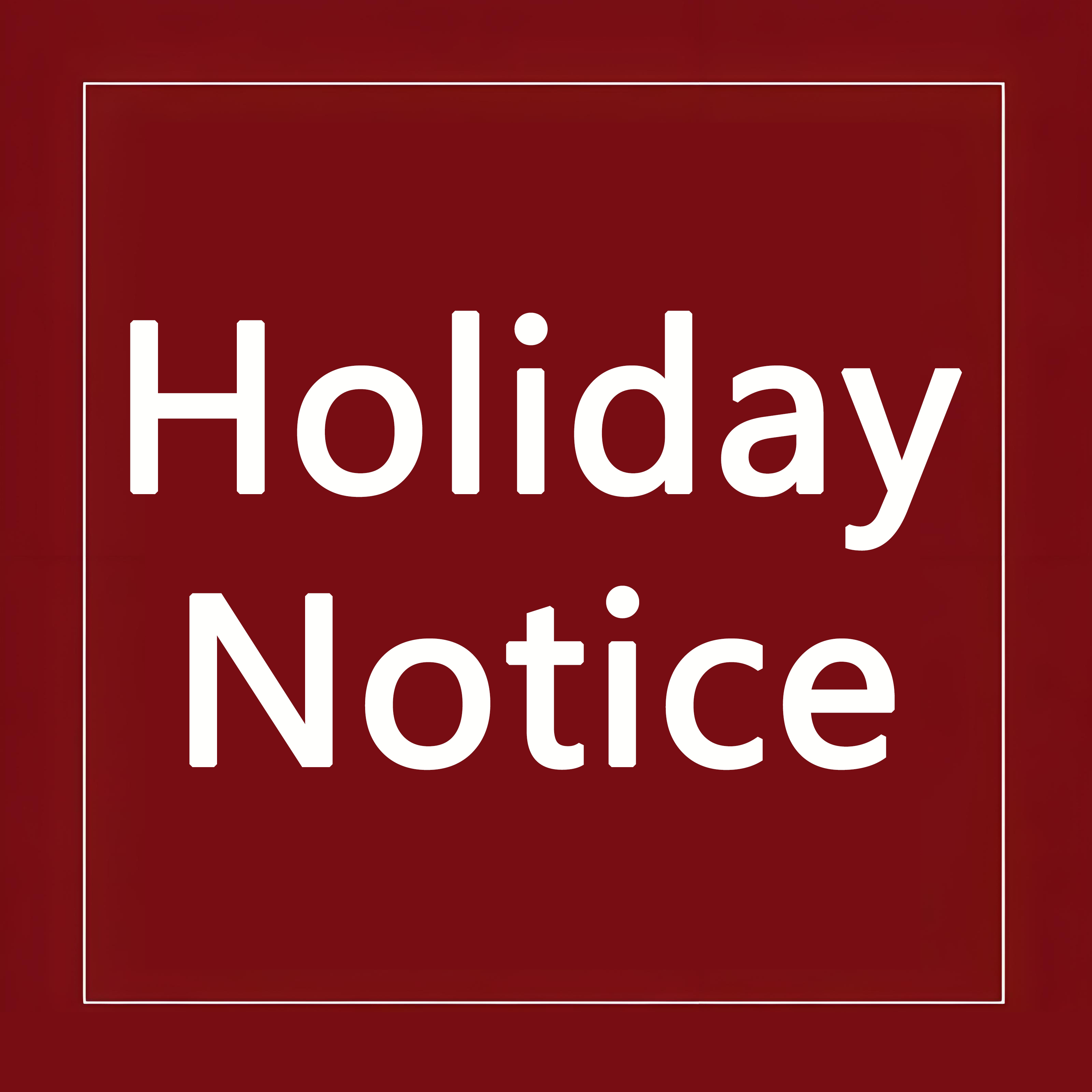 Kent portant un avis de vacances pour la Fête du Printemps 2025