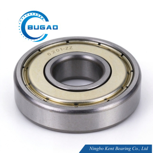 Roulement à billes à gorge profonde 6201 ZZ, bouclier métallique en acier chromé 12x32x10mm pour moteur